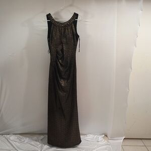 Fanny Fashion Women's Medium Brown Maxi Dress